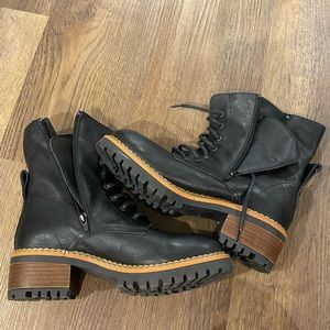 Black Booties. Size 8. Never worn.